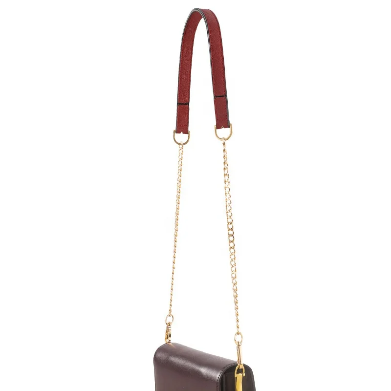 

Meetee B-S379 Shoulder Leather PU Alloy Bag Chain, Color