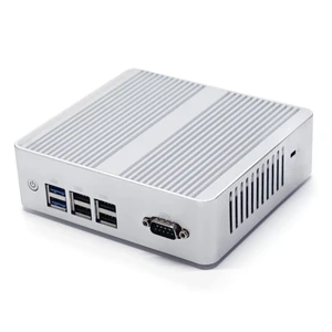 Fanless Mini PC Linux Desktop Dual Ethernet