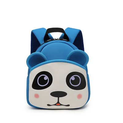 

Waterproof Neoprene school bag Backpack kids,3d cartoon zoo Animal baby boy school bag,baby school bags children