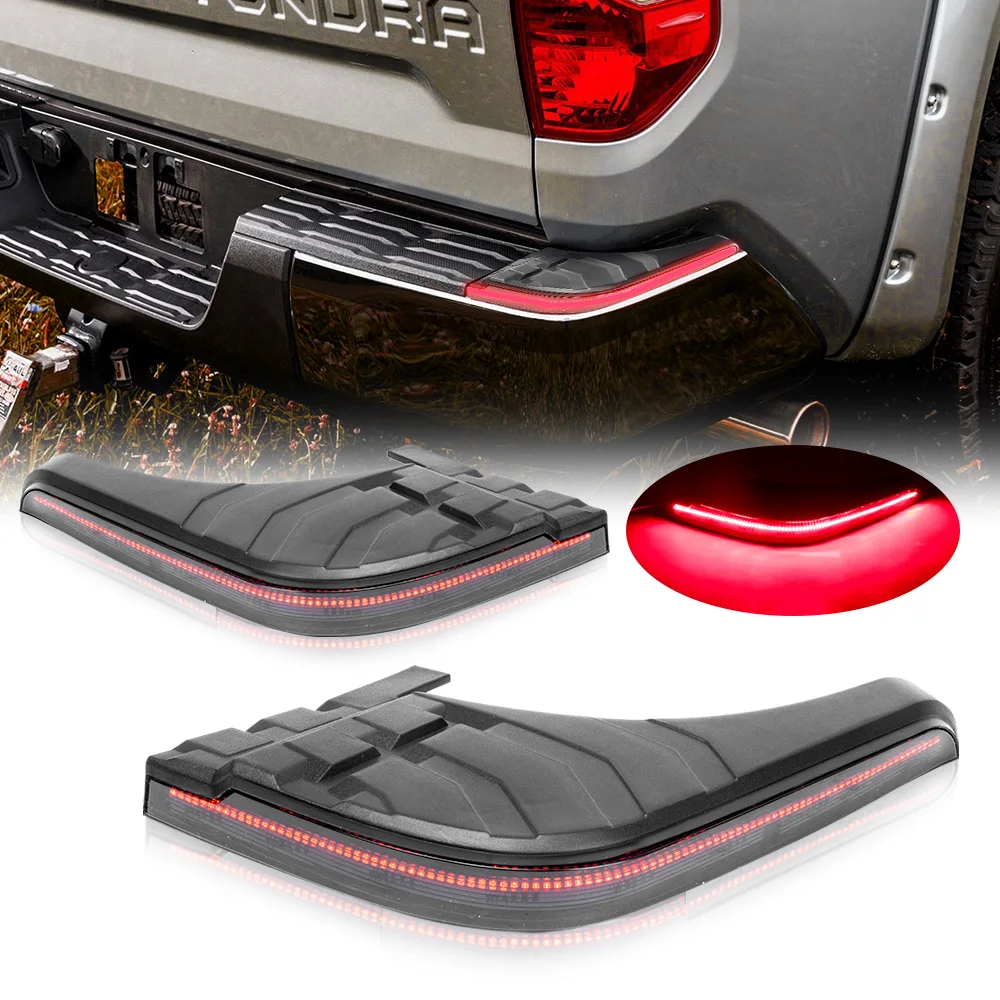 RCJ Hot Sale Car Auto Parts LED Rear Bumper Step Pad For T-oyota Tundra Rear Bumper Pad
