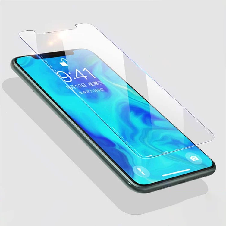 

For iPhone For Samsung Anti Shock 0.3 Mm Hd Mobile Screen Protective Tempered Glass 9H 2.5D Wholesaled (Box Packaging)