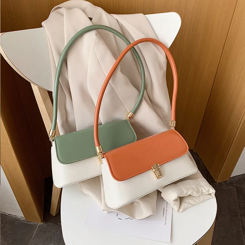 

2021 Latest Popular Women Handbag Luxury Underarm Hand Bags Shoulder Purses For Females