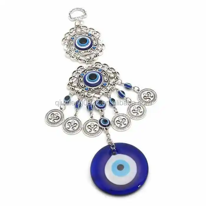 Wind Chimes Turkey Evil Eye Pendants Home Wall Hanging Decorations Protect m BA 