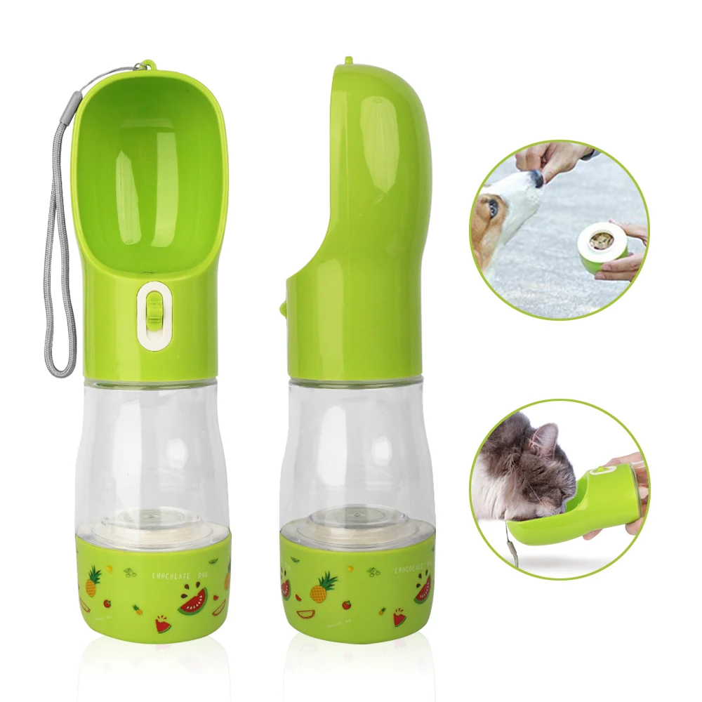 

Recycling ECO Friendly Portable Cat Pet Feeder Water Bottle For Cats Dogs