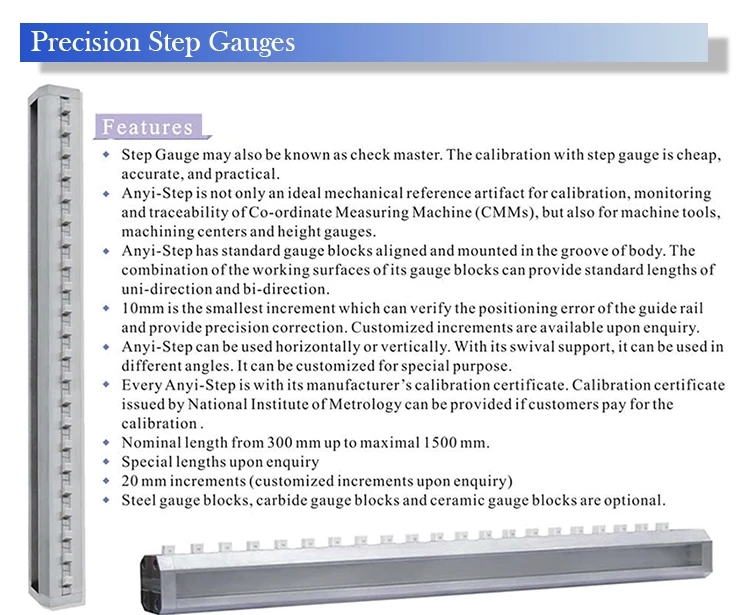 Sinkingmode Step Gauge Step Gauge Measuring Range Caliper Checker 300mm To1500mm Check Master