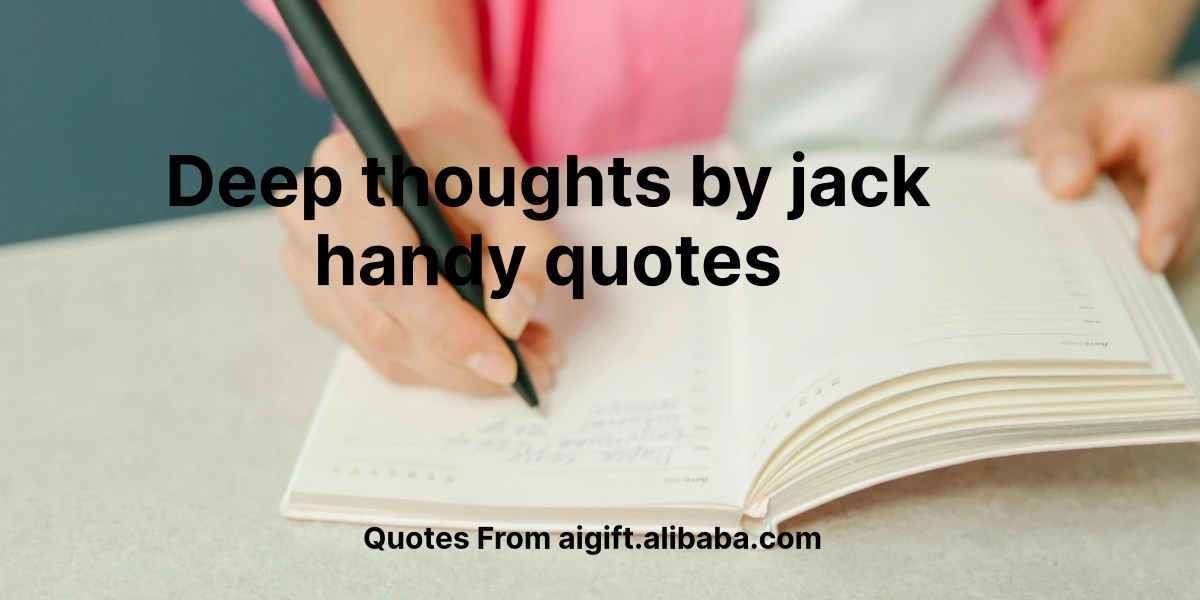 deep thoughts by jack handy quotes