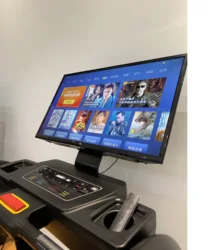 Big screen TV treadmill touch screen running machine cardio fitness equipment