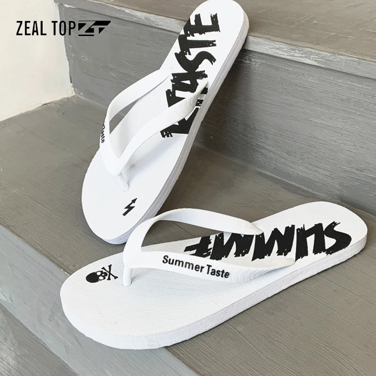 

Trendy style summer fashion Non Slip casual beach shoes men's sandals slide shoe making supplies flip flops