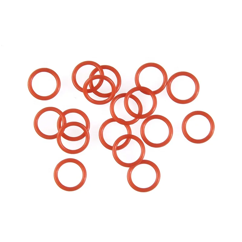 
clear flat rubber silicone o seal ring 