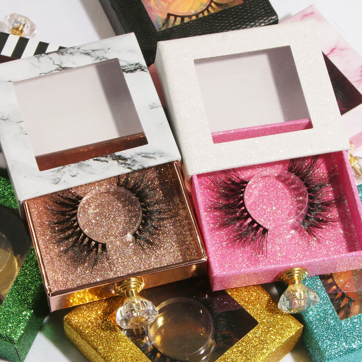 

Hot Selling 3d Real Mink Eyelash Vendor 5d Mink Lashes Veodor