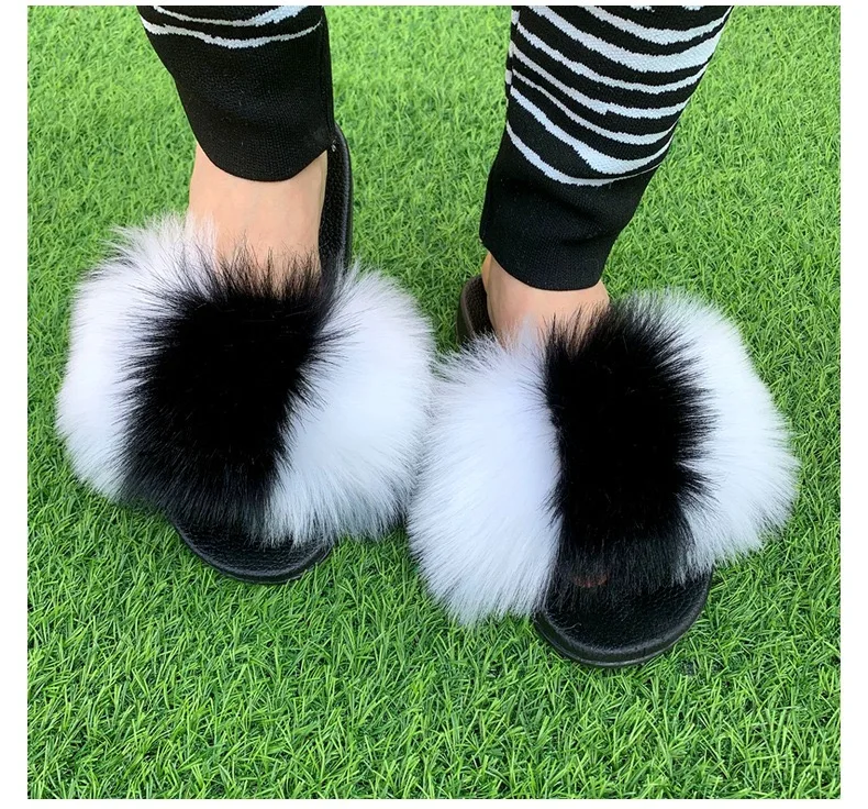 

Good Quality indoor ladies house slippers comfortable non-slip fur Slippers for women Fluffy Plush Indoor Lady Slipper, Customized color