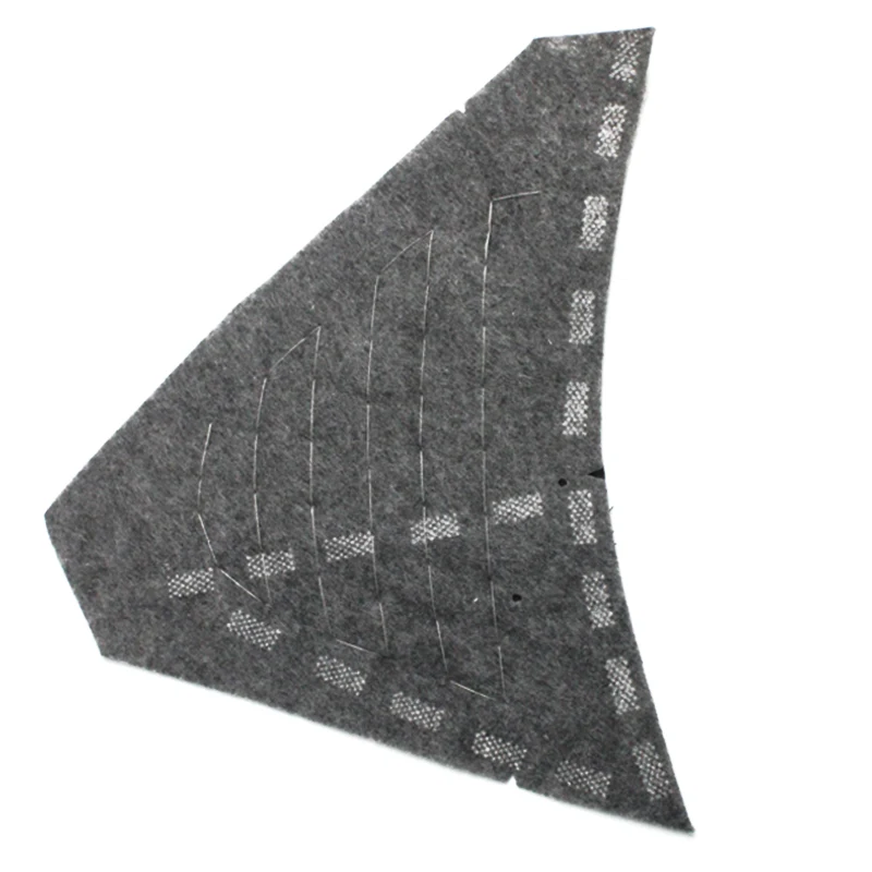 

Wholesale customized handmade soft four layers black cotton triangular men jackets shoulder pad