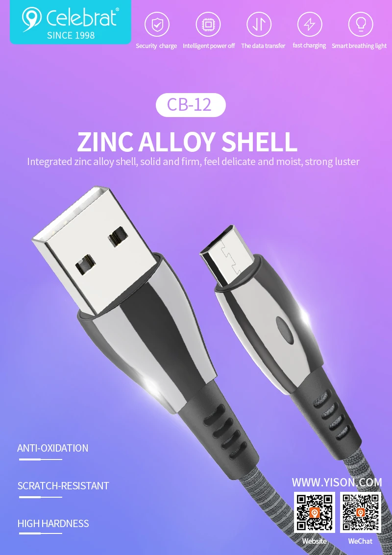 Factory Cb-12 Usb Cable For Iphone X Xs Xr 7 8 Fast Charging Data ...