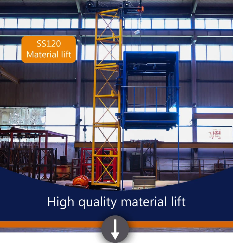 HNDC Construction Lift SS material cargo lift