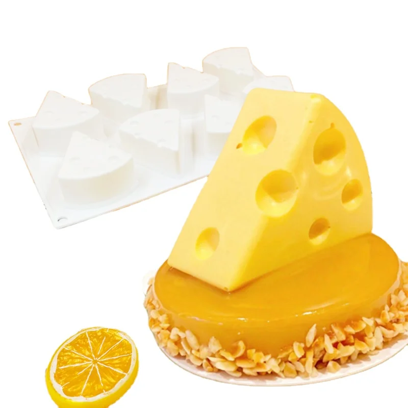 

Z0138 Wholesale new Diy 8 cavity cheese mousse cake silicone mold hand baking tools