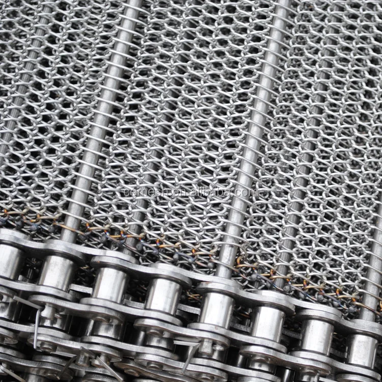 Food Grade 304 Stainless Steel Chain Link Spiral Wire Mesh Conveyor Belt View 304 Stainless 7976