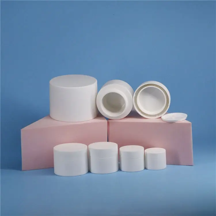 

Double wall PP matte cream container 3g 5g 10g 15g 30g 50g 80g 100g 120g 150g plastic cosmetic jars
