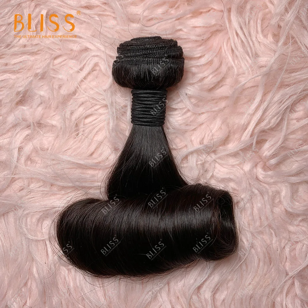 

Bliss Bouncy Roll Loose Wave Hair Bundles Good Quality 10A Malaysian Super Double Drawn Original Raw Virgin Human Hair Cheveux