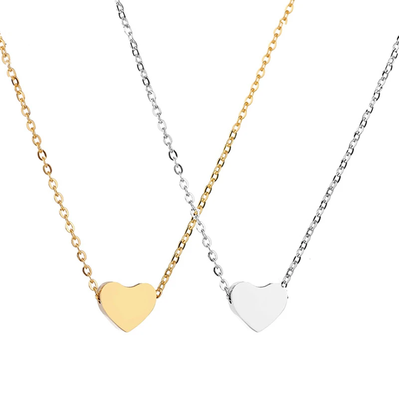 

Fashion Gold Filled Male Stainless Steel Chain for Necklace Heart Earrings Heart Chunky Necklace Jewelry Set