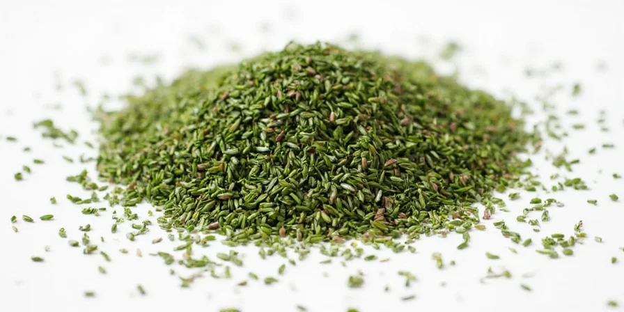 Comparison chart between fresh and dry chives
