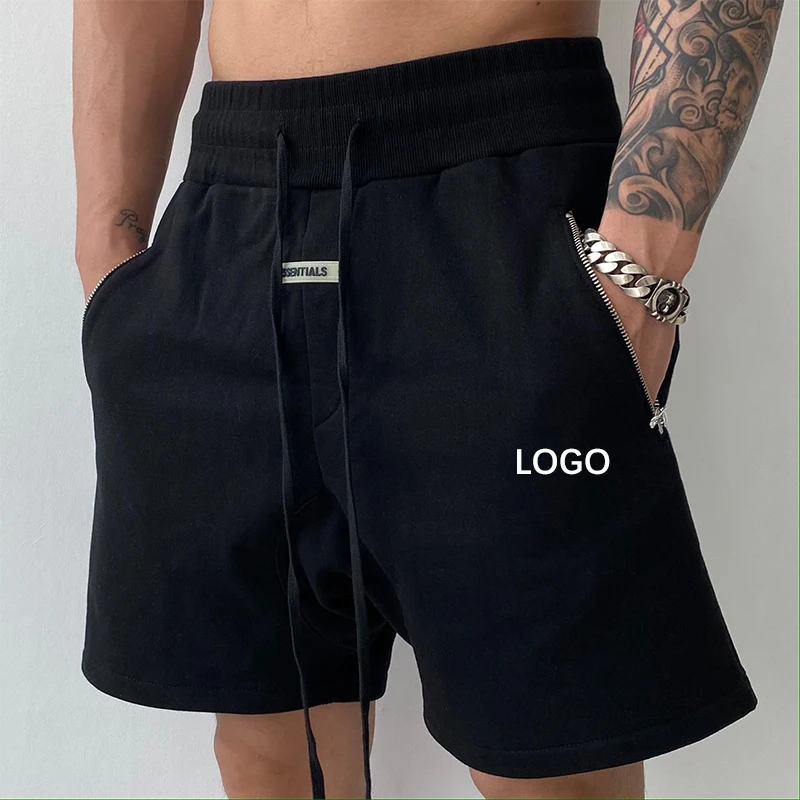 

Summer quick dry men's elastic waist sweat shorts men gym sport track shorts man jogger sweatpants