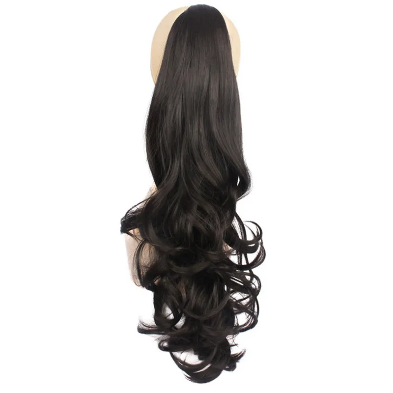 

Cheap Wigs Women Synthetic Cosplay Wavy Claw Clip Ponytail Hair Extension Wig Wholesale