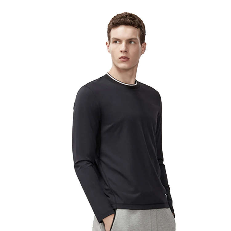 

High Quality Wholesale Clothing Long Sleeve Slim Fit Fitness Cheap Sportswear gym T Shirt Men