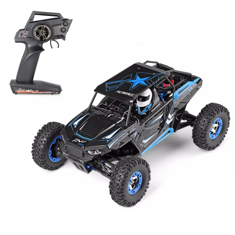 

Hot selling Wltoys 12428-B 1/12 Brushed Electric RC Car 2.4G 4WD High Speed Remote Control Rc Climbing Car Toy With Led Light, Blue