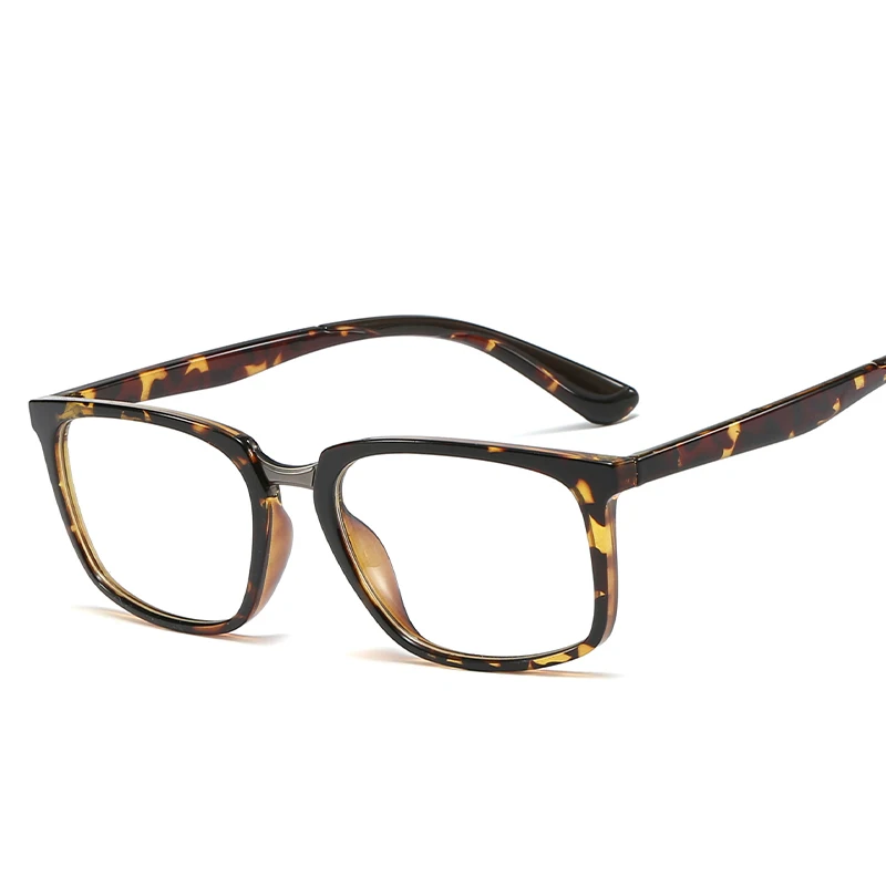 

SHINELOT G8043 New Design Optical Frame Metal Bridge Square Frame TR90 Eyewear For Man Factory Stock