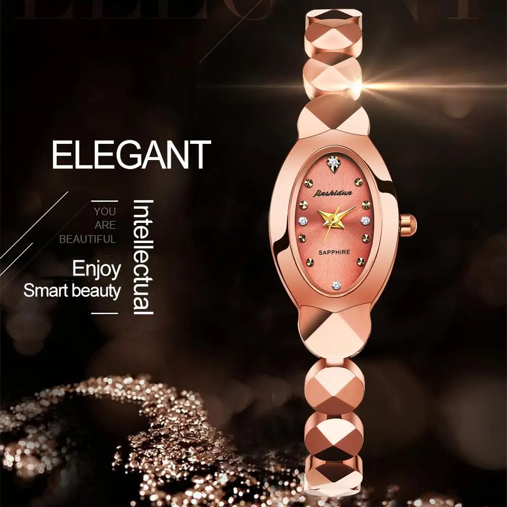 Women Watch Top Luxury Brand JSDUN Women Fashion Business WristWatch Movt Steel Strap Hand Clock Ladies quartz watch