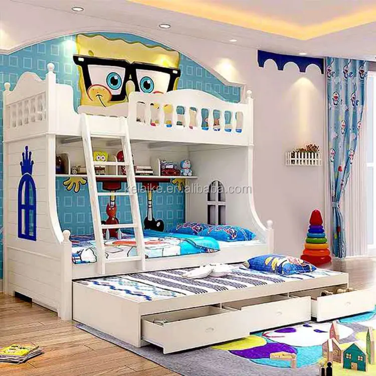 Panel Camas Literas Y 3 Cajón Arrastrar Camas - Buy Literas De Madera