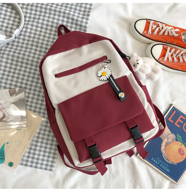 New 2020 Korean Daisy High School Backpack Brands for Teenagers