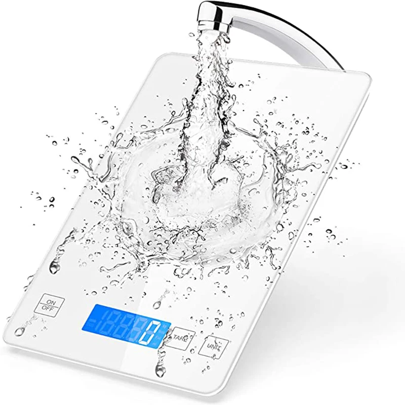 

Amazon Bestseller 5kg 10kg Waterproof Glass Weight Electronic Food Kitchen Scale Digital