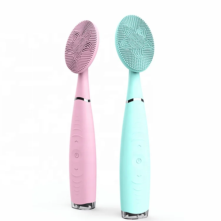 

2022 New Arrives Powered Facial Cleansing Brush Devices, Skin Care Tools Facial Cleansing Brushes, 2 colors