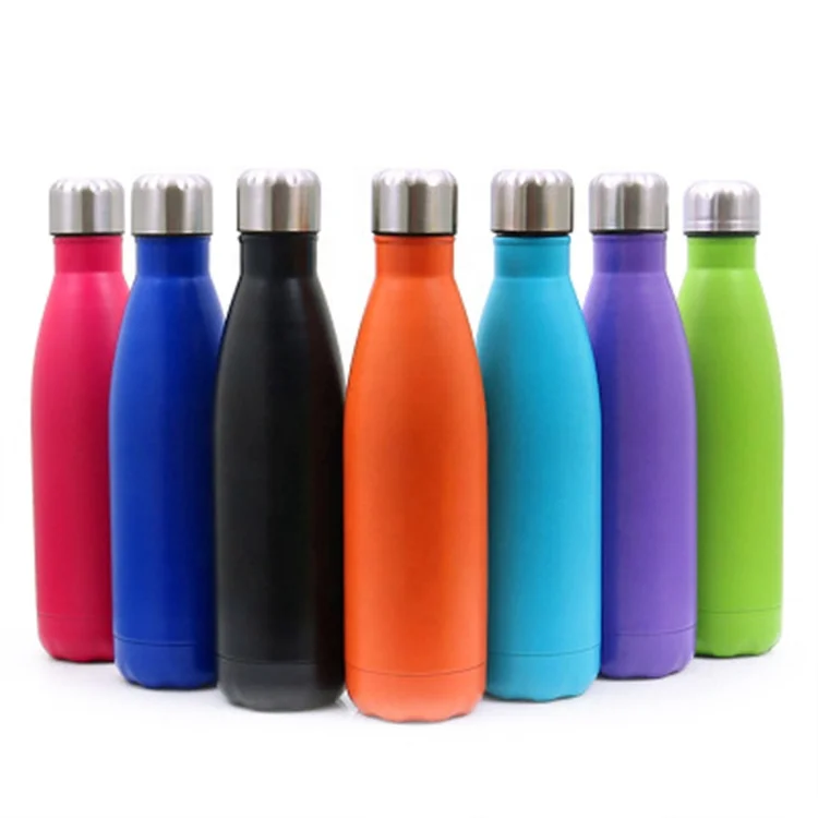 

ODM Water Bottles With Custom Logo cola Insulated vacuum flasks botellas de agua caneca Personalised cola vacuum Thermic Bottles, Customized color/black