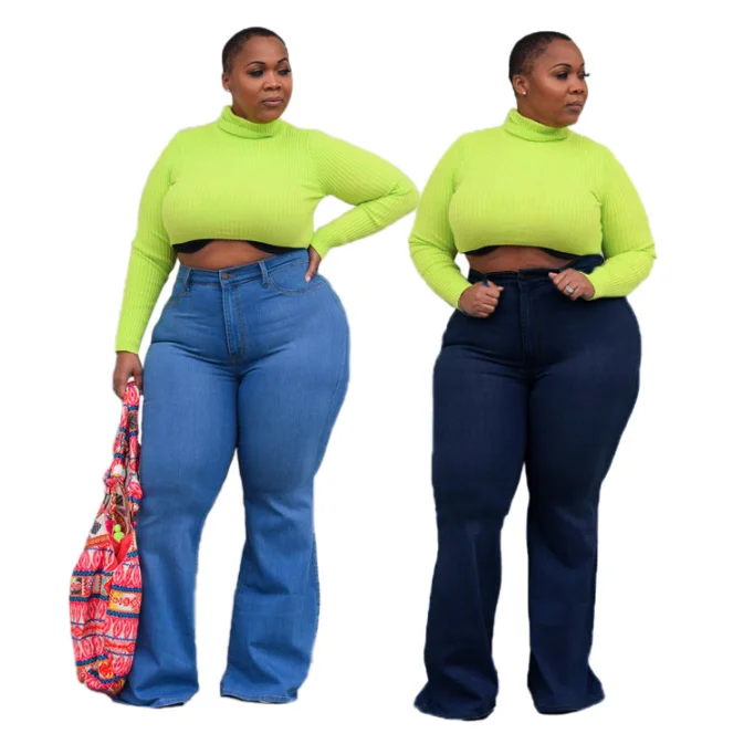 

Fashion Plus Size Women Clothing Casual Women Pants Plus Size Jeans
