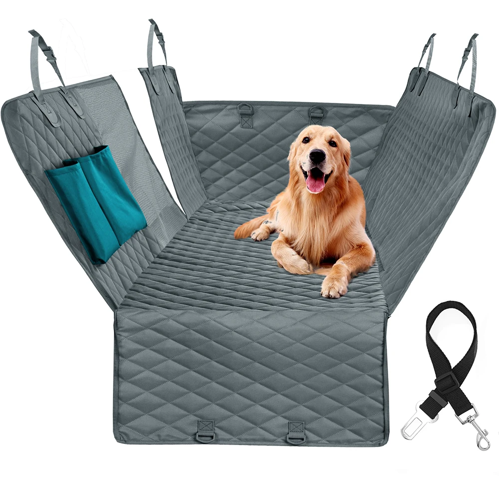 

Dog Back Seat Cover Pet Transportation Accessories Waterproof Scratchproof Hammock for Dogs Backseat Protection Against Pet Fur