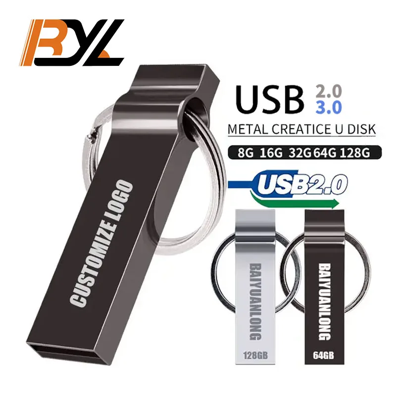 

Wholesale Metal Mini Flash Memory 1Gb 4Gb 32Gb 128Gb Memorias Usb Sticks 2.0 3.0 Udp Pendrive 64 Gig Custom Cle Usb Flash Drive