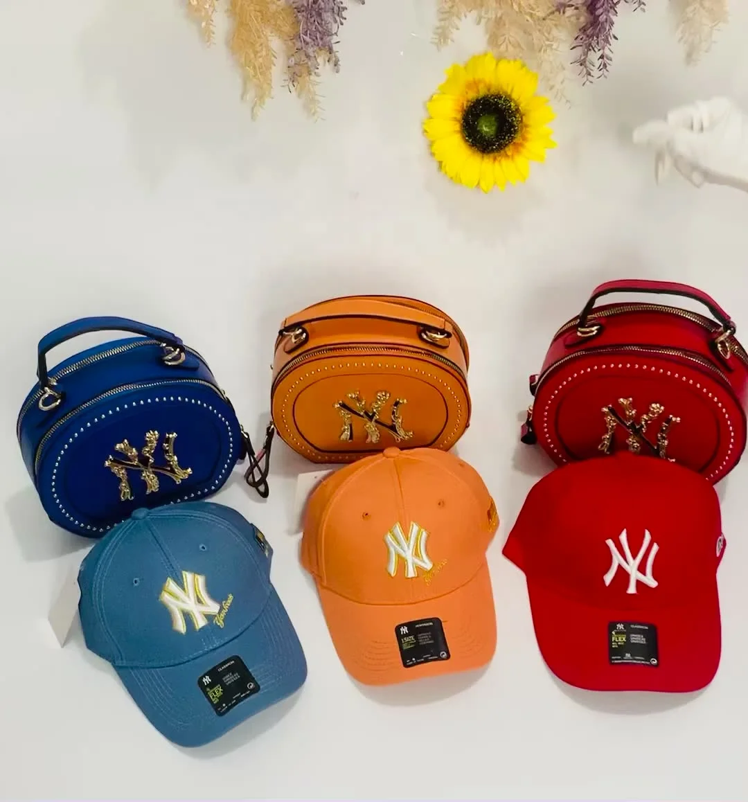 

2021 New arrivals ny hat purses and handbags set ladies hand bag designers luxury crossbody handbags for women, Customizable