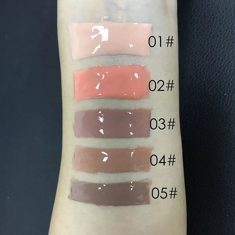 

No logo makeup lipgloss tube private label shiny lipgloss base clear lip gloss, 22 color