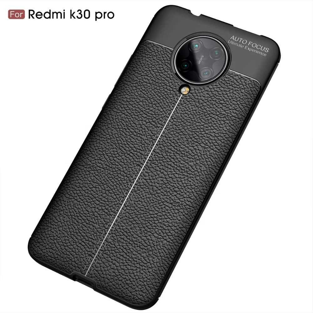 

Best selling Anti fingerprint PU leather litchi TPU case For Redmi K30 pro mobile phone case, Multi-color, can be customized