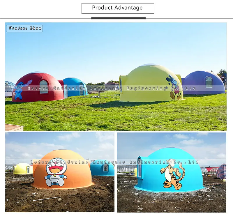 Prefabricated House Boat Eps Building Igloo House Boat Tent Assembly