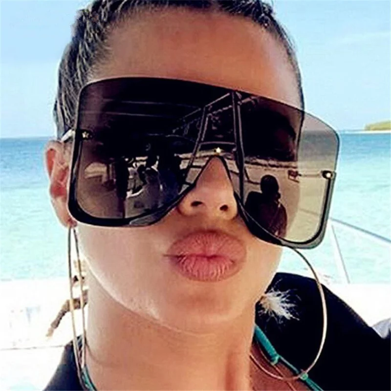 

Lmamba 2021 Retro Luxury Shades Sunglasses Half Frame Women Sun Glasses UV400 Fashion Sunglasses Shades