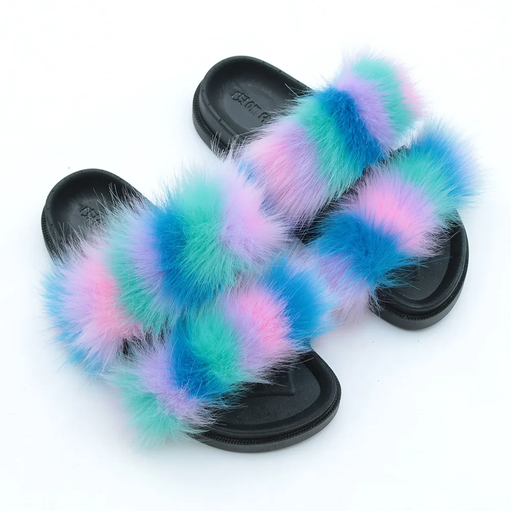 

Popular New Style Fluffy Shoe Slippers Good Looking Made In China Fluffy Fur Slippers, As picture