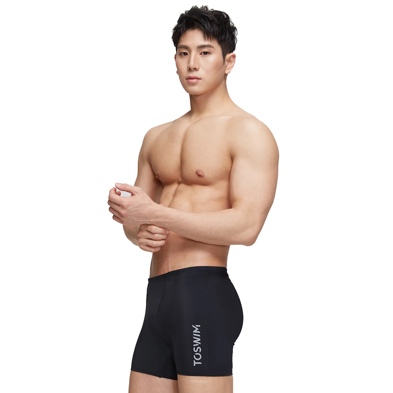 

Men Fitness Swimwear TOSWIM High Grade OEKO-TEX 100 Custom Antimicrobial Lining Swimwear Wholesale Swimming Jammers for Man