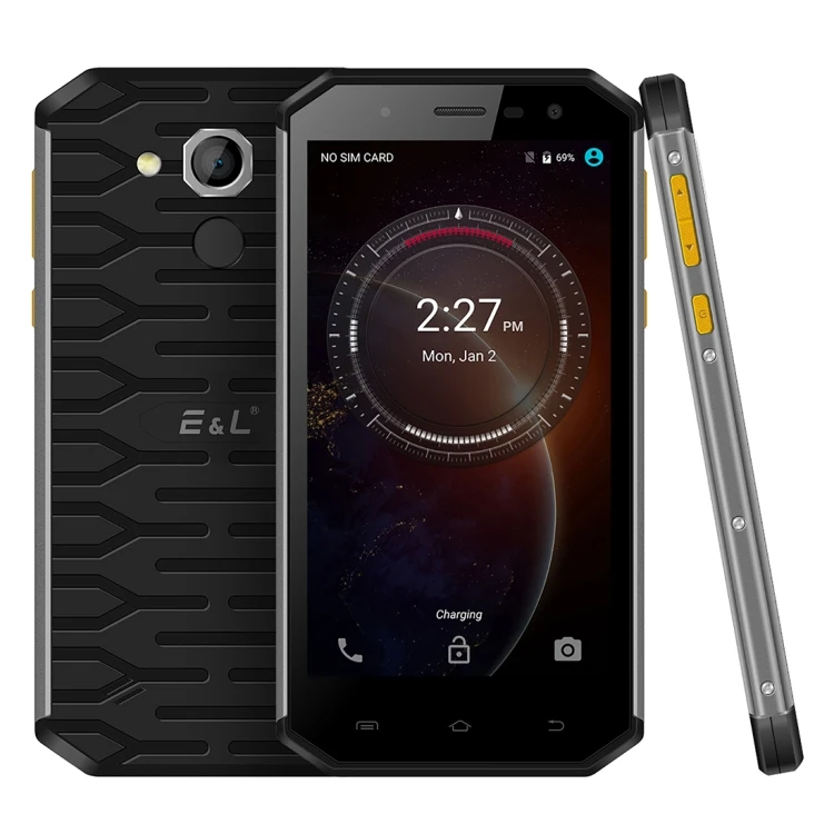 

Stock Celular E&L S50 3GB+32GB Fingerprint unlock 5.0 inch Android 6.0 MTK6753 Octa Core 4g mobile phones, Black