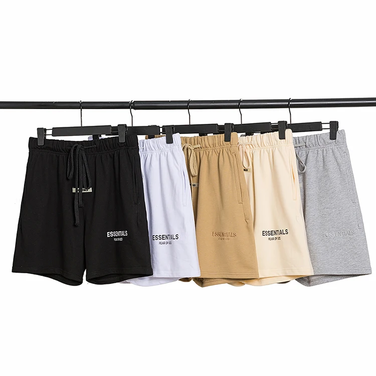 

Fear of god Essentials High Quality fashion New Arrival Summer casual sports shorts 3M reflective letter printing shorts
