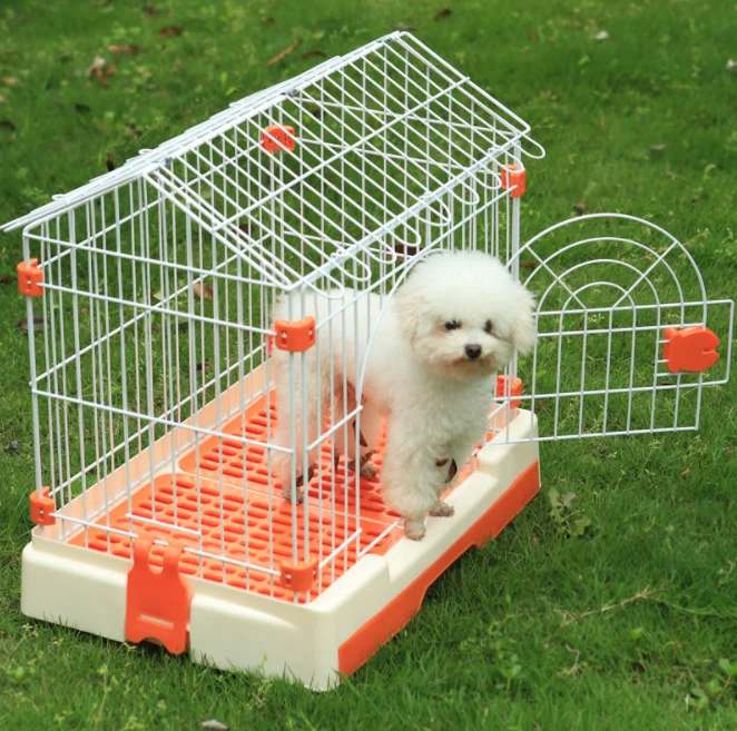 

Durable metal standard foldable pet dog cage carriers for dog cats rabbits small animals