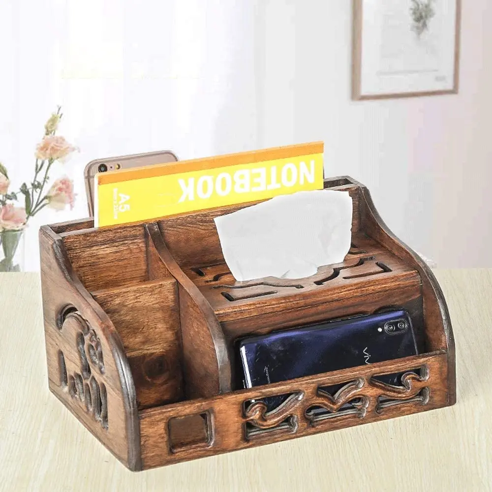 

Cheapest Black Walnut Tissue Box Solid Wood Living Room Napkin Tray For Living Room Dining Room