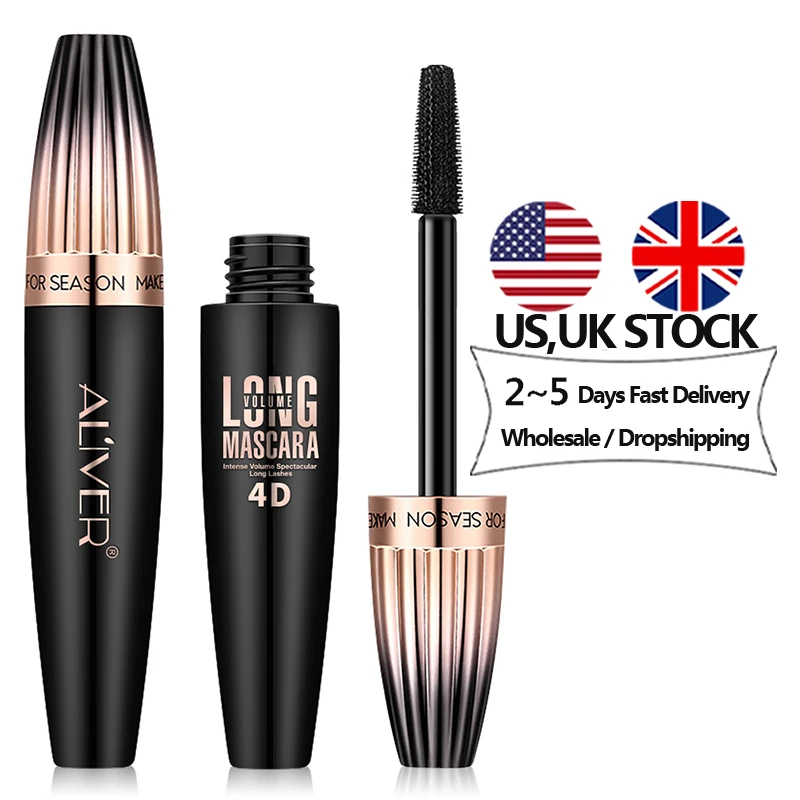 

Dropshipping Curling Long Lasting Waterproof 4D eyelash extensions mascara, Black